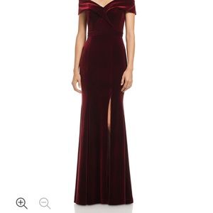 Long formal red dress
